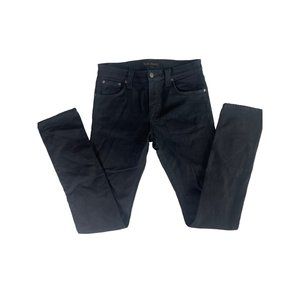 Nudie Jeans Co. Tube Tom Black Men's Denim Hi-Rise Jeans Size 30x34